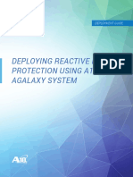 Deploying Reactive Ddos Protection Using A10 Agalaxy System: Deployment Guide