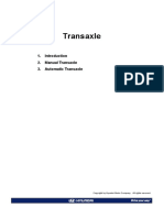 Transaxle: 2. Manual Transaxle 3. Automatic Transaxle