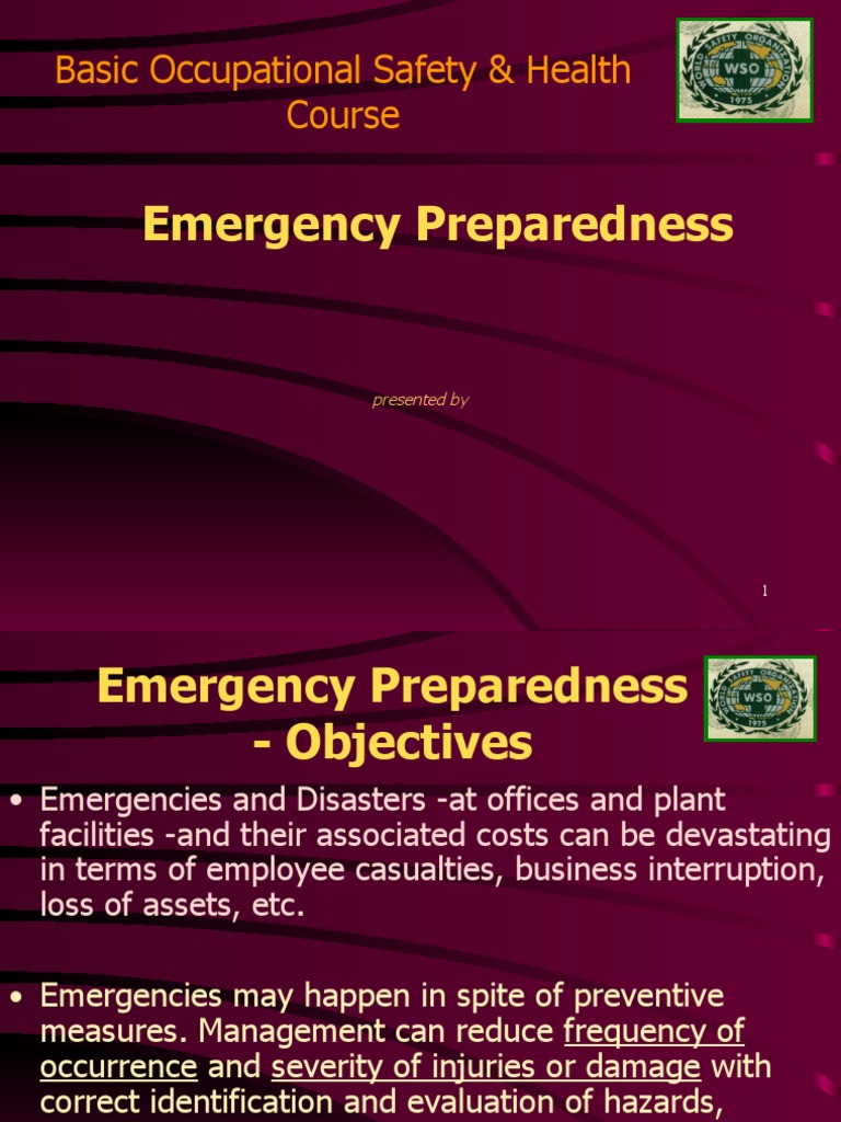 Emergency Preparedness Training Guide | PDF | Emergency Management ...