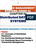 Distributed DBMS Components & Characteristics