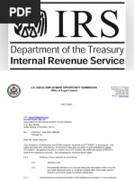 The Equal Employment Opportunity Commission (EEOC) Deny Ever Holding Meaningful Discussions About Income Inequality & Poverty With The Internal Revenue Service (IRS) - # W (AACL) - #Michael A. Ayele