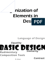 Organization of Elements in Design