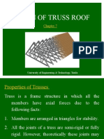 Design of Truss Roof: University of Engineering & Technology, Taxila