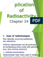 Ch24 - Application of Radioactivity