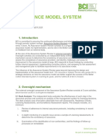 Assurance Model System Review: Updated September 2020