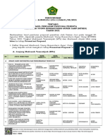 Pengumuman Tahap I Seleksi Proposal Myres 2021