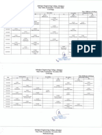 Jabalpur Engineering College November 2020 timetable