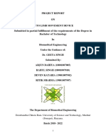 Submitted in Partial Fulfillment of The Requirements of The Degree in Bachelor of Technology in Biomedical Engineering