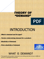 Theory of "Demand"