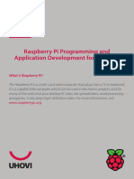 Raspberry Pi Programming and Application Development For Teachers