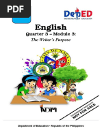 English: Quarter 3 - Module 3