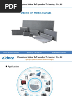 Specific of Micro-Channel: Changzhou Aidear Refrigeration Technology Co., LTD