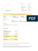 Tax Invoice: This Invoice Is Not A Valid Travel Document