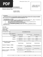 NIT Namibia Application Form 2026 | PDF | Identity Document