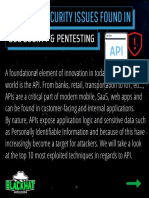 Pentesting & Bug Bounty: Top 10 Api Security Issues Found in