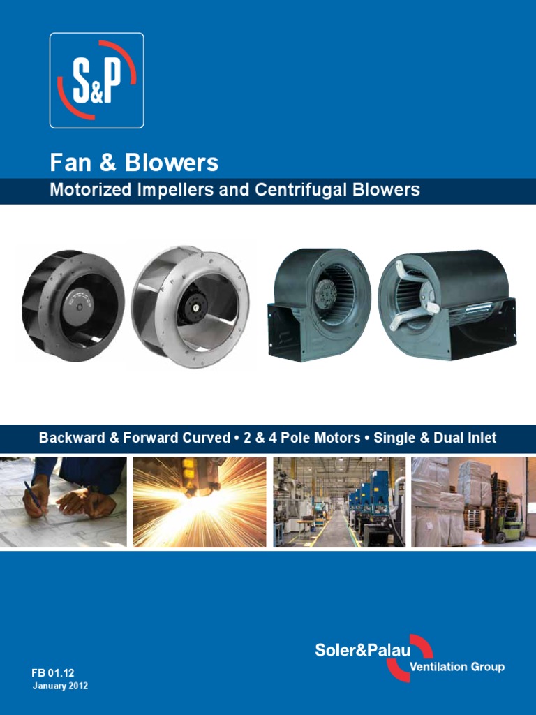 Fan & Blowers: Motorized Impellers and Centrifugal Blowers | PDF ...