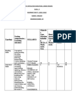 Objectiv E Type Includin G Mcqs (1 Mark Each) Vsa Short Answer - (2 Marks Each) Long Answer - 120-150 Words Tota L Marks