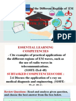 1.2 Applications of The Different Regions of EM Waves: Second Quarter WEEK 3 - Day 2