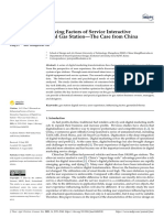 Research On Influencing Factors of Service Interactive Experience of Digital Gas Station-The Case From China