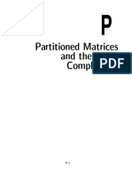 Partitioned Matrices and The Schur Complement