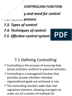 CONTROLLING FUNCTION STEPS