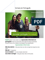 Expressões Informais em Português