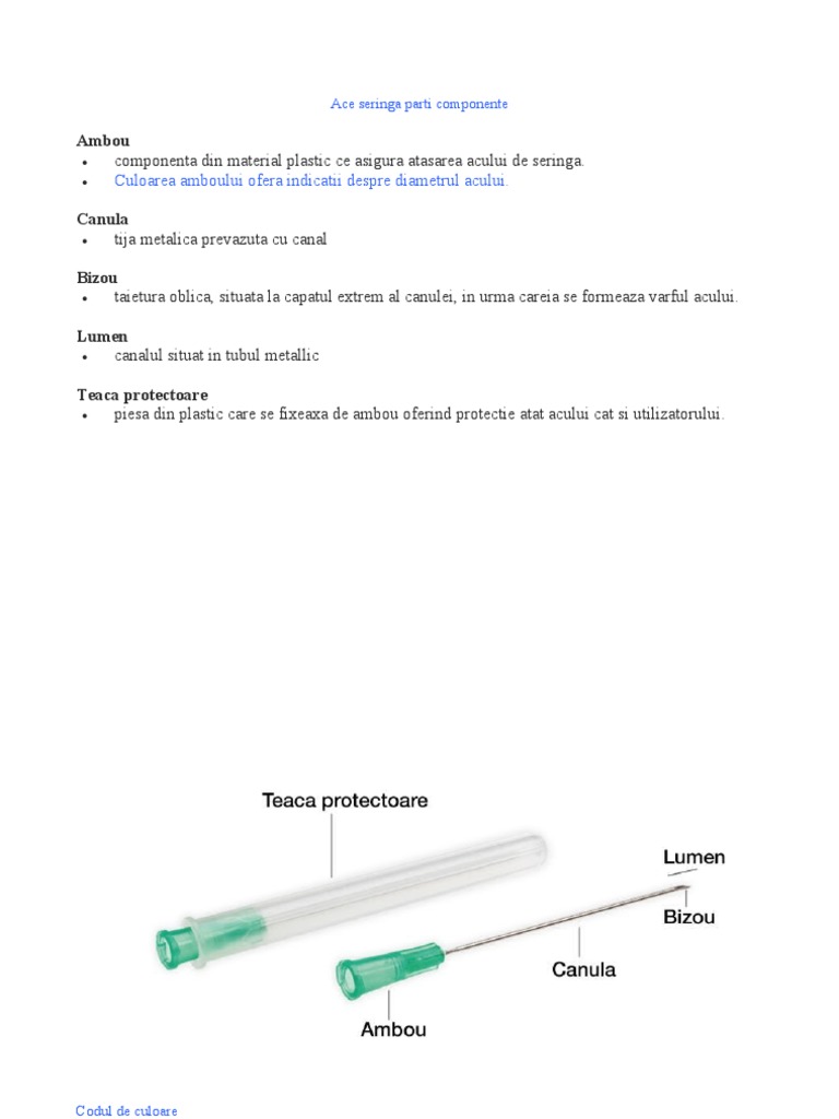 Ace Seringa Parti Componente | PDF