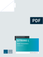 Siemens SITRANS LR110 Manual