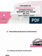 Business Administration: College of International Business and Trade (BC107)