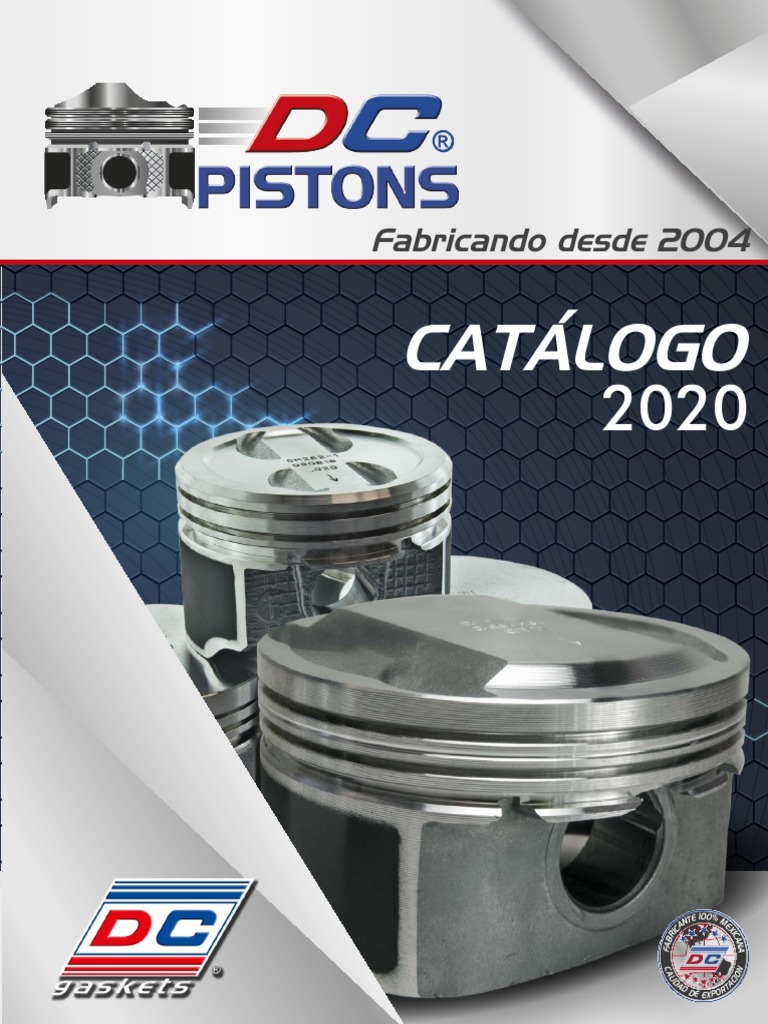 DC Piston Catalog PDF Pistón Coche