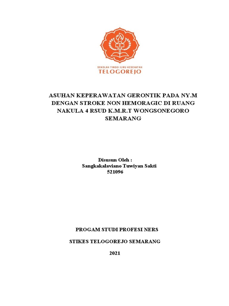 Asuhan Keperawatan Stroke Non Hemoragik | PDF | Kesehatan Holistik ...