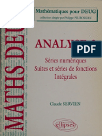 Analyse. 3, Series Numeriques, - Servien, Claude