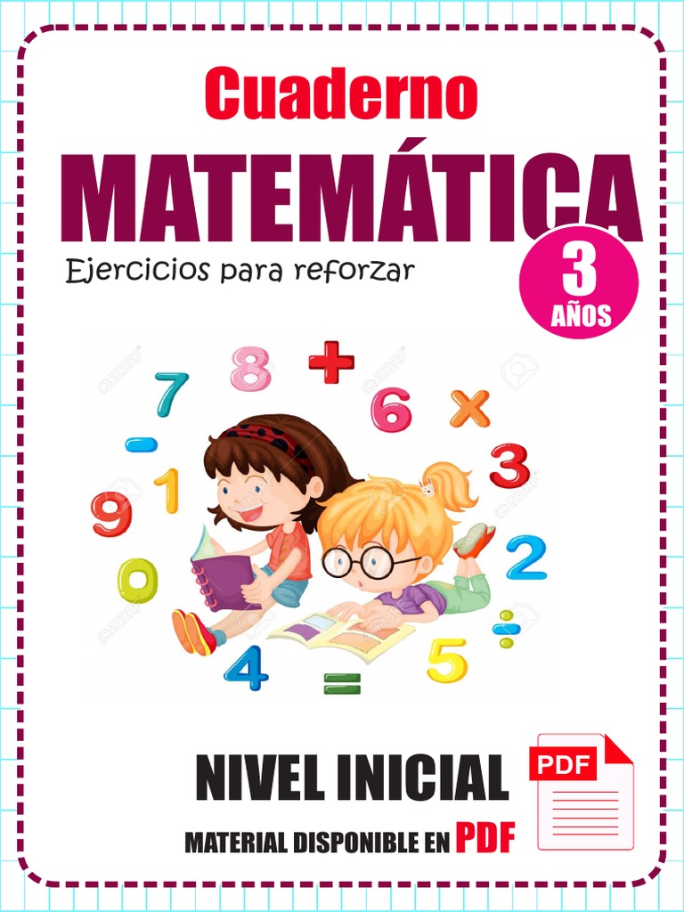 Cuaderno de Matemática 3 Años PDF | PDF