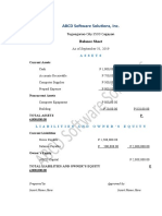 Abcd Balance Sheet Format Sample