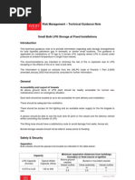 Small Bulk LPG Storage at Fixed Installations Technical Guidance
