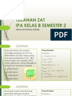 Soal Tekanan Zat - Ipa Kelas 8 Semester 2 Arista Upload