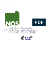 NOS Commercial Vehicle Operator Standard