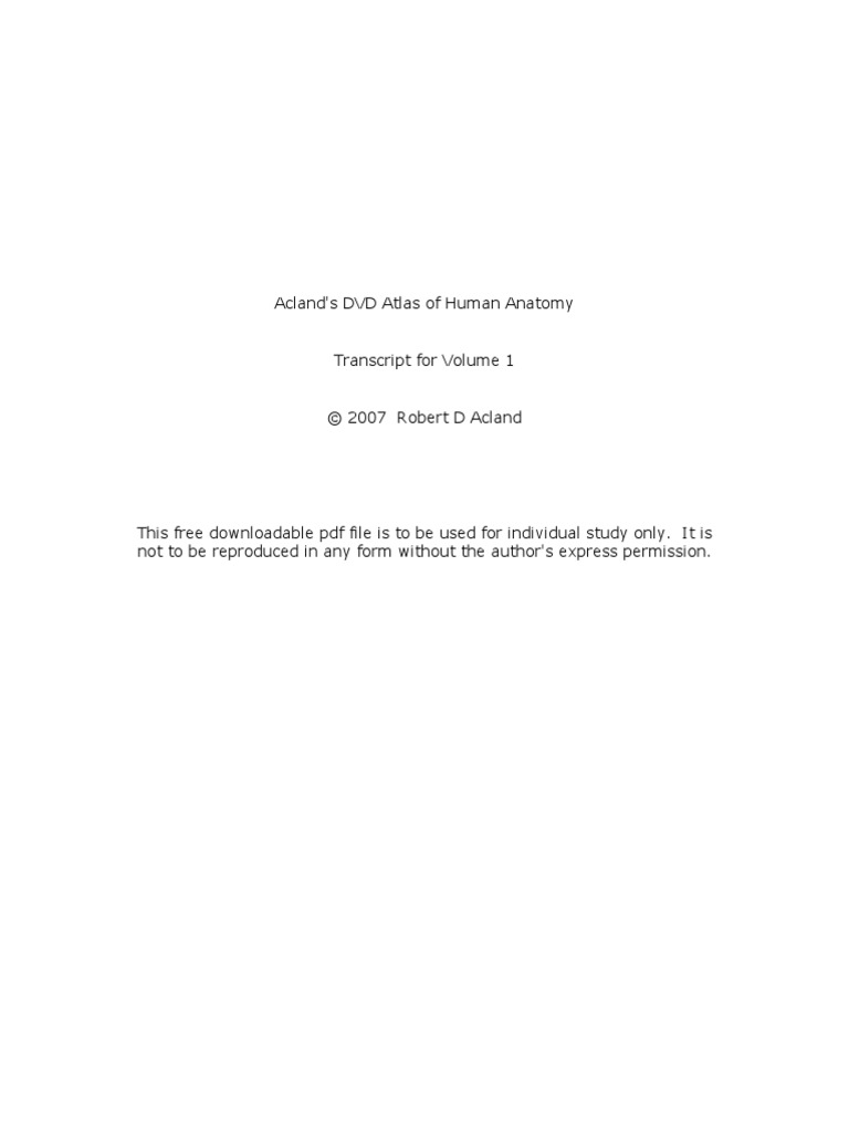 Vol 1 Transcript | PDF | Elbow | Shoulder