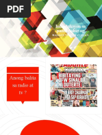 Bahagi NG Diyaryo o Pahayagan | PDF