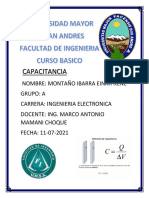 Montaño Ibarra Einar Rene - Capacitancia - Lab 2