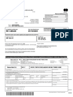 Fatura de cartão com detalhes de compras e parcelamentos