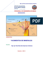 UNAMBA-Yacimientos de Minerales