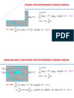 Mass Balance Equations For Deformable Porous Media