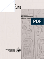 Assessing The Effectiveness of National Human Rights Institutions