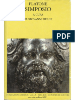 PLATONE, A Cura Di Giovanni Reale, Simposio (2001, Mondadori)