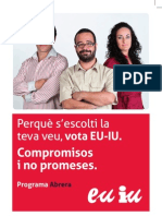 Programa EU-IU Eleccions Municipals 2011