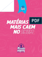 Matérias Que Mais Caem No Enem