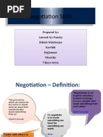 Negotiation Skills Negotiation Skills