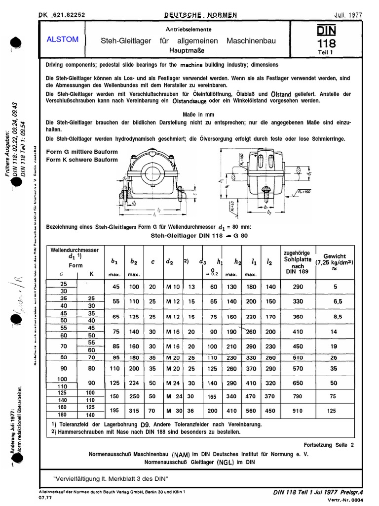 Din 118-1 | PDF