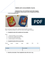 Countable and Uncountable Nouns